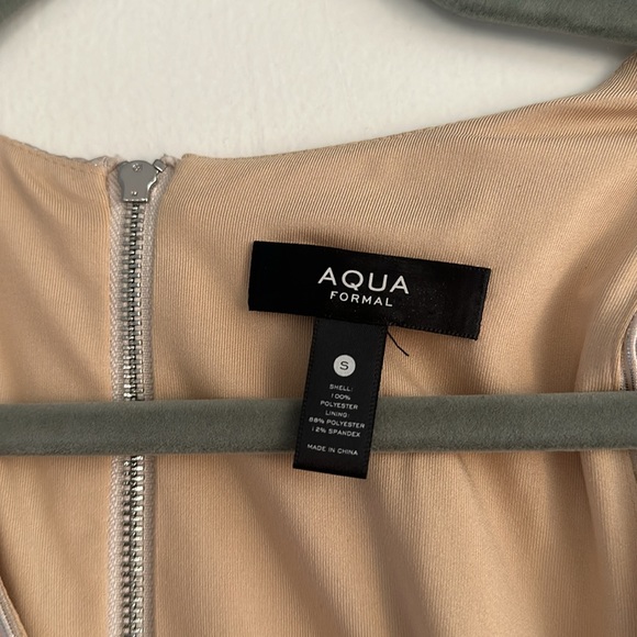 Aqua champagne/gold wedding guest dress size small - Picture 7 of 7